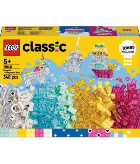 LEGO CLASSIC 11040 TRASPARENTI 340PZ