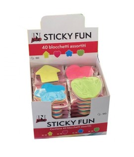 NOTES IN LINEA STICKY FUN (4 SOGGETTI)