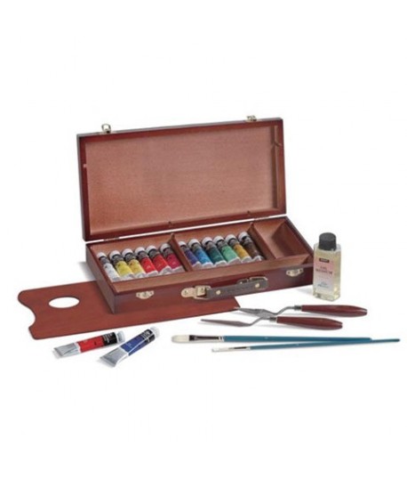 COLORI A OLIO DOM 11574 CASSETTA LEGNO
