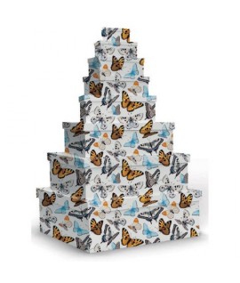 SET SCATOLE MARPIMAR FARFALLE2 8PZ