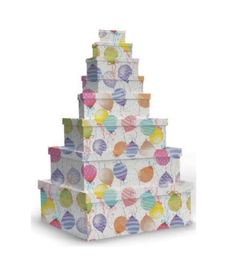 SET SCATOLE MARPIMAR PALLONCINI2 8PZ