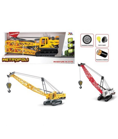 TOYS 28930 GRU A FRIZIONE C/LUCI E SUONI