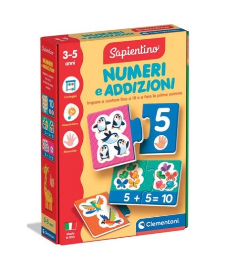 CLEMENTONI 16840 NUMERI E QUANTITA'