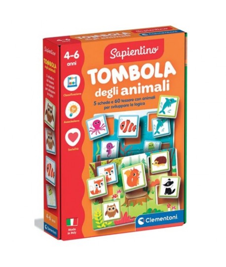 CLEMENTONI 16842 TOMBOLA DEGLI ANIMALI