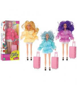 GLOBO 42550 BAMBOLA OLLY C/PELLICCIA