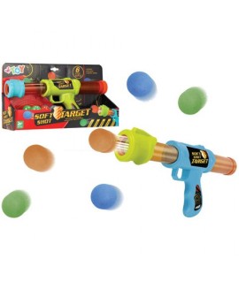 GLOBO 42578 PISTOLA SOFT TARGET C/6 PALL