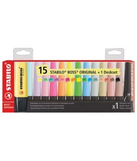 EVID.STABILO BOSS F60915 DESKSET 15C