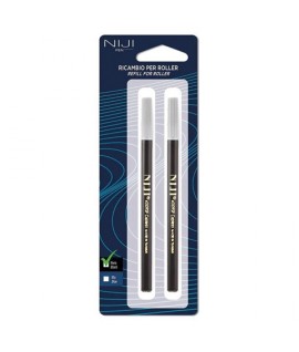 REFILL ROLLER PLAST. NIJI 61910 NERO 2PZ
