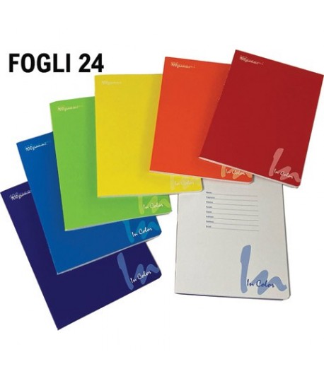 MAXI QUADERNO IN COLOR 100GR 24FF C