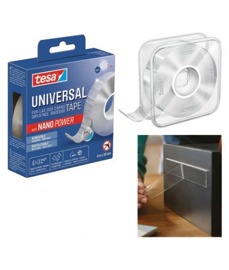BIADESIVO TRASPAR.TESA 55810 MM30*3MT