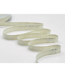 NASTRO RUSTICO LAME'F11/15 12MM ORO 20MT