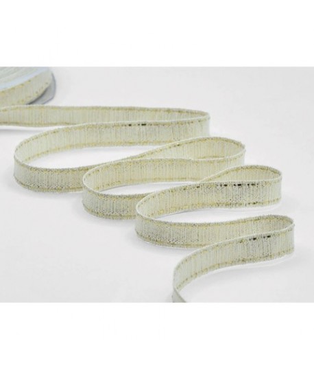 NASTRO RUSTICO LAME'F11/15 12MM ORO 20MT
