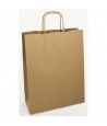 BORSETTA CARTA C/MANICI CM24*31 AVANA