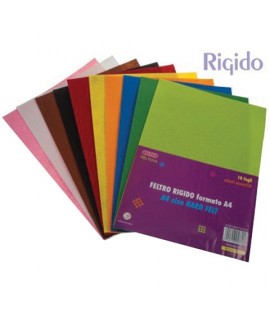FELTRO RIGIDO A/4 10 FF.ASSORTITI WILER