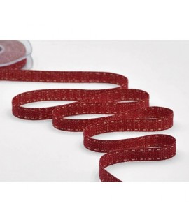 NASTRO RUSTICO LAME'F11/15 12MM ROSSO 20