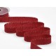NASTRO RUSTICO LAME'F11/25 22MM ROSSO 20