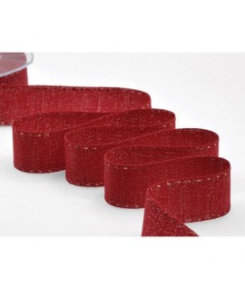 NASTRO RUSTICO LAME'F11/40 36MM ROSSO 20