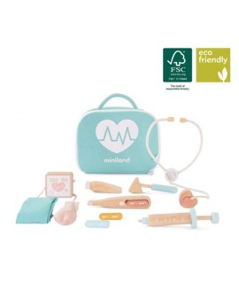 MINILAND 94063 SET MEDICO LEGNO FSC100%