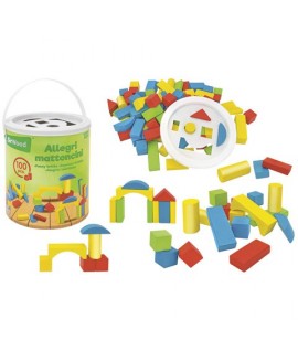 GLOBO 40601 COSTRUZIONI IN LEGNO 100PZ
