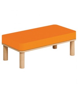 SEDUTA POUF RETTANGOLARE CM100X50X35H