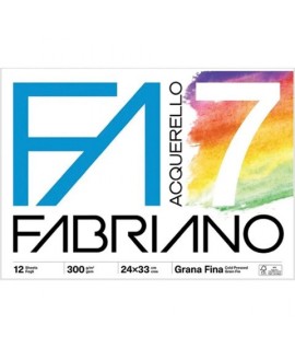 ALBUM FABRIANO 7 300G 24X33 12FF G.F.