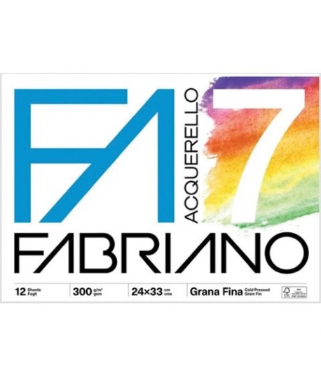 ALBUM FABRIANO 7 300G 24X33 12FF G.F.