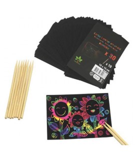 SCRATCH ART ARCOBALENO 10*15 30FG. 13279