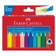 PASTELLI CERA TRIANGOLARI FABER 12PZ