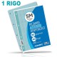 RICAMBIO RINFORZATO A4 80G 1R AZZUR 40F