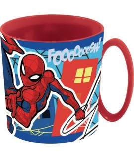 TAZZA SPIDERMAN C/MANICO 350ML ST83533