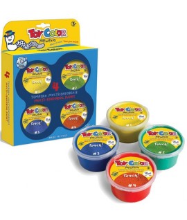 TEMPERA SENSORIALE TOYCOLOR 883 4PZ ASS