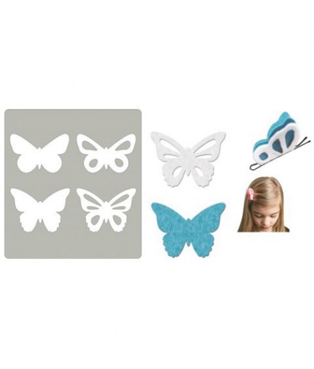 FUSTELLA ACCIAIO ALTA SRD012 FARFALLE