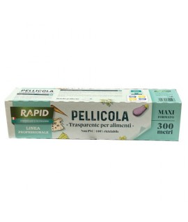 PELLICOLA TRASPARENTE X ALIMENTI RT.300M
