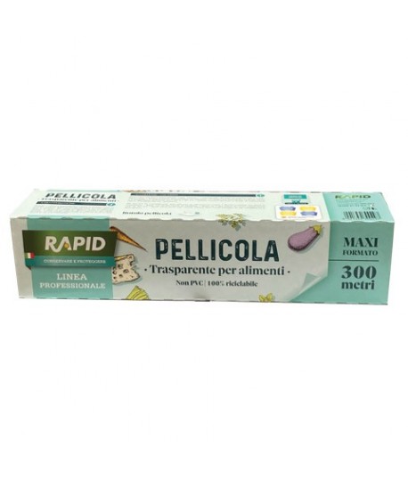 PELLICOLA TRASPARENTE X ALIMENTI RT.300M