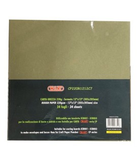 CARTA GREZZA 220G 305*305 24FF VERDE