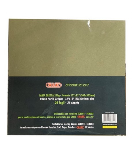 CARTA GREZZA 220G 305*305 24FF VERDE