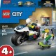 LEGO CITY 60455 INSEGUIMEN.MOTO POLIZIA