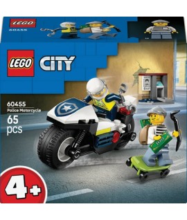 LEGO CITY 60455 INSEGUIMEN.MOTO POLIZIA