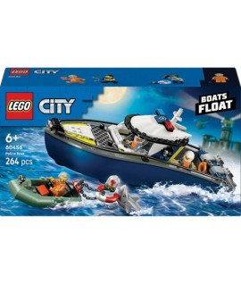 LEGO CITY 60456 INSEGUIM.MOTOSCAFO POLIC