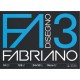 ALBUM FABRIANO F3 24X33 GR125 FF10 NERO