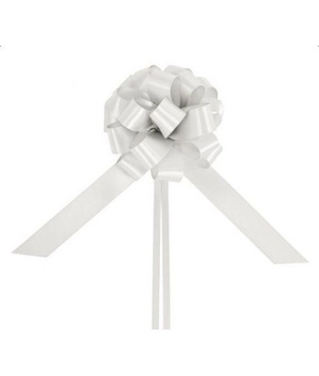 FIOCCO STRIP TESSUTO 25MM BIANCO 12PZ