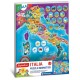 CLEMENTONI 16690 ITALIA GEOPUZZLE MAGNET
