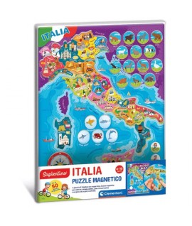 CLEMENTONI 16690 ITALIA GEOPUZZLE MAGNET