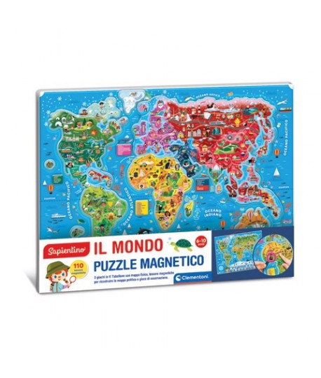 CLEMENTONI 16692 MONDO GEOPUZZLE MAGNET.