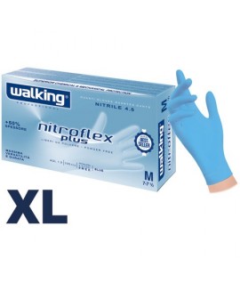 GUANTI MONOUSO NITRILE BLU XL 100PZ