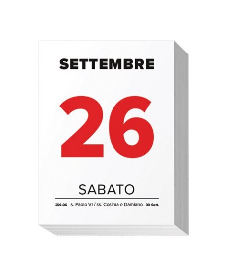 BLOCCO CALENDARIO 213 8,5X11,5 COMMERC.