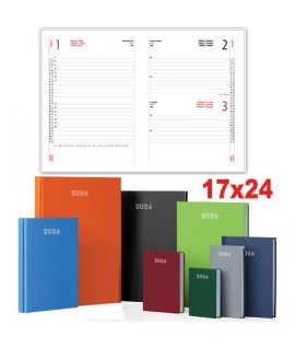 AGENDA GIORN.17X24 CB SD BULK 7141BK