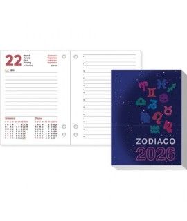 BLOCCO AGENDA/CAL. ZODIACO 0198 8,5X11,6