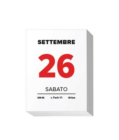 BLOCCO CALENDARIO 204 4,3X5,9 BIJOU D.