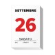 BLOCCO CALENDARIO 207 5,8X8,5 COMUNE D.